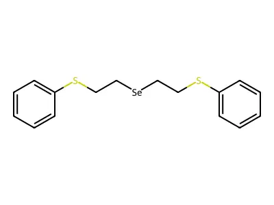 Benzene, 1,1'-selenobis(2,1-ethanediylthio)bis- structure