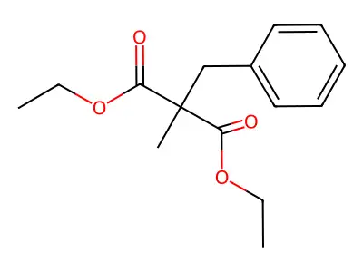 2-Benzyl-2-methyl-malonic acid diethyl ester structure
