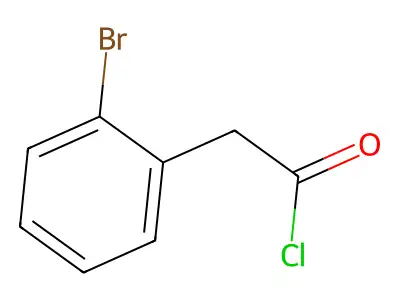 2-Bromophenylacetyl chloride structure