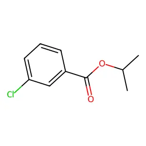 Propan-2-yl 3-chlorobenzoate structure