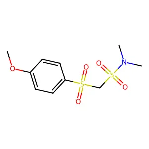 1-(4-methoxyphenyl)sulfonyl-N,N-dimethylmethanesulfonamide structure