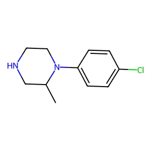 1-(4-Chlorophenyl)-2-methylpiperazine structure