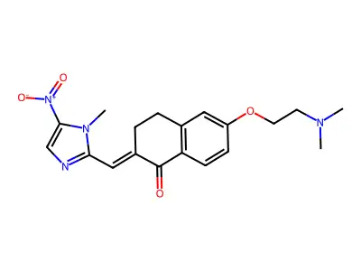 1(2H)-Naphthalenone, 6-[2-(dimethylamino)ethoxy]-3,4-dihydro structure