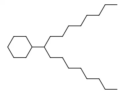 Cyclohexane, (1-octylnonyl)- structure