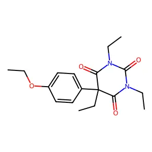 5-(4-Ethoxyphenyl)-1,3,5-triethyl-2,4,6(1H,3H,5H)-pyrimidinetrione structure