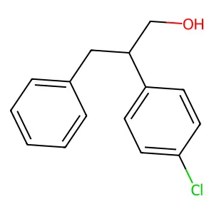 Benzenepropanol, beta-(4-chlorophenyl)- structure