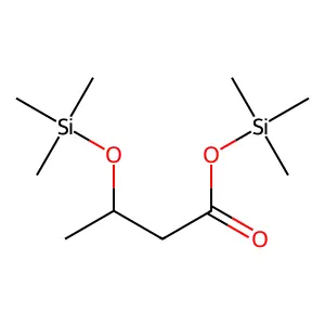 beta-Hydroxybutyric acid (tms) structure