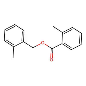 Benzoic acid, 2-methyl-, (2-methylphenyl)methyl ester structure