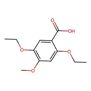 2,5-Diethoxy-4-methoxybenzoic acid structure
