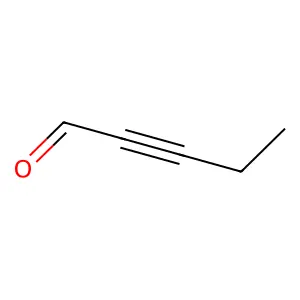 Pent-2-ynal structure