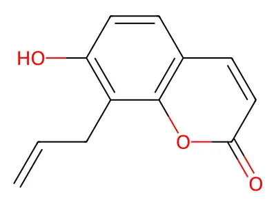 7-Hydroxy-8-prop-2-enylchromen-2-one structure