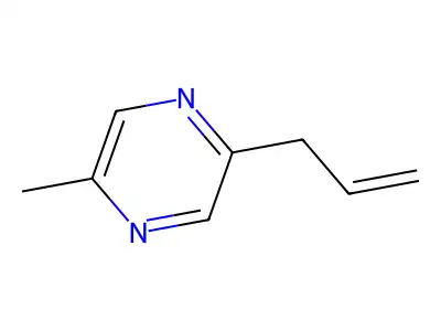2-Allyl-5-methylpyrazine structure