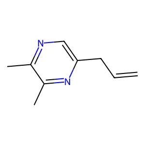 2,3-Dimethyl-5-(2-propenyl)pyrazine structure