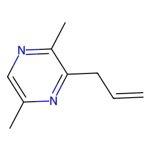 2,5-Dimethyl-3-(2-propenyl)pyrazine structure