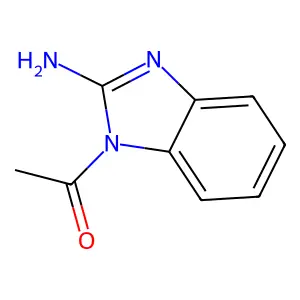 1-acetyl-2-aminobenzimidazole structure
