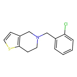 噻氯吡啶 structure