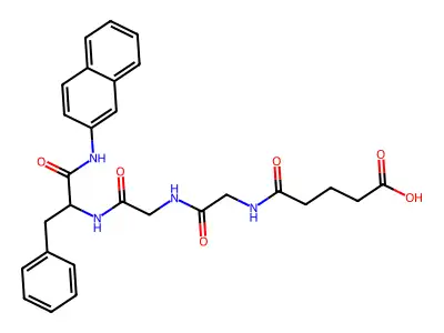 Glutaryl-Gly-Gly-Phe-betaNA structure
