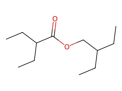 2-Ethylbutyl 2-ethylbutyrate structure