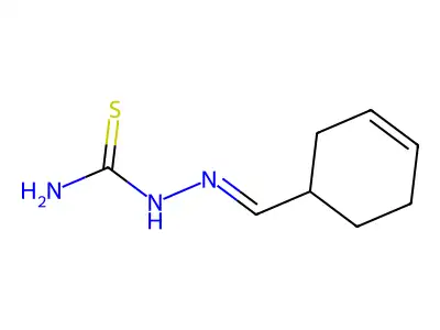 2-(3-Cyclohexen-1-ylmethylene)hydrazinecarbothioamide structure