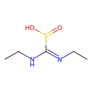 乙氨基(乙亚氨基)甲亚磺酸 structure