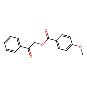 2-Oxo-2-phenylethyl 4-methoxybenzoate structure