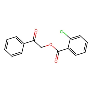 2-Oxo-2-phenylethyl 2-chlorobenzoate structure