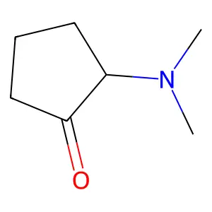 Cyclopentanone, 2-(dimethylamino)- structure