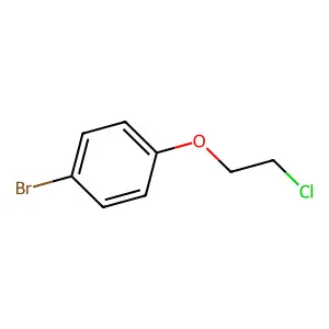 1-Bromo-4-(2-chloroethoxy)benzene structure