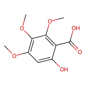 6-Hydroxy-2,3,4-trimethoxybenzoic acid structure