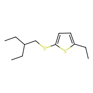 Thiophene, 2-ethyl-5-[(2-ethylbutyl)thio]- structure