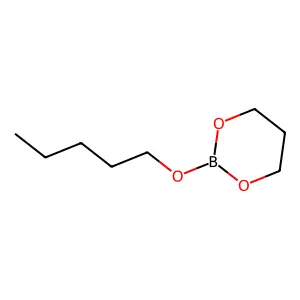2-(Pentyloxy)-1,3,2-dioxaborinane structure