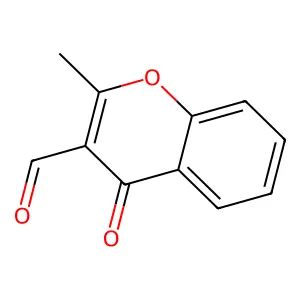 2-methyl-4-oxo-4H-chromene-3-carbaldehyde structure