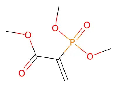 Methyl 2-(dimethoxyphosphinyl)acrylate structure