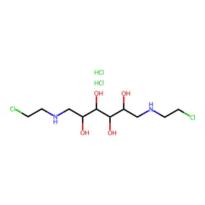 Mannomustine Hydrochloride structure