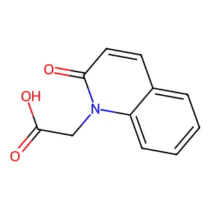 2-Oxo-1(2H)-quinolineacetic acid structure