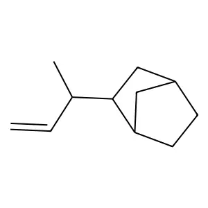 2-(1-Methyl-2-propen-1-yl)bicyclo(2.2.1)heptane structure