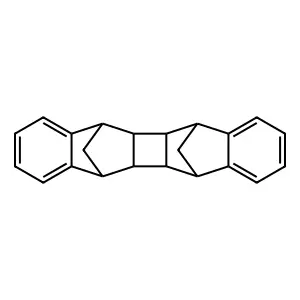5,12:6,11-Dimethanodibenzo[b,h]biphenylene, 5,5a,5b,6,11,11a,11b,12-octahydro- structure