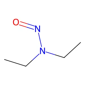 N-亚硝基二乙胺 structure