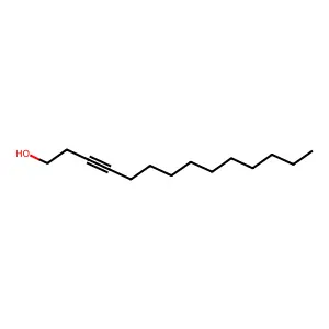 3-Tetradecyn-1-ol structure