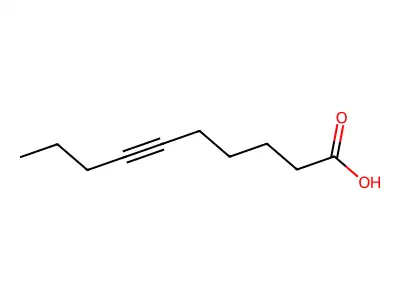 6-癸炔酸 structure