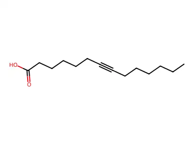 7-十四碳炔酸 structure