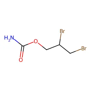 2,3-Dibromopropyl carbamate structure