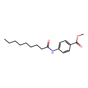 Methyl 4-(nonanoylamino)benzoate structure