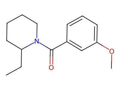 (2-Ethylpiperidin-1-yl)-(3-methoxyphenyl)methanone structure