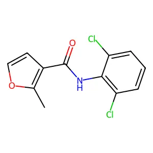N-(2,6-dichlorophenyl)-2-methylfuran-3-carboxamide structure