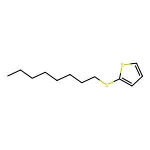 Thiophene, 2-(octylthio)- structure