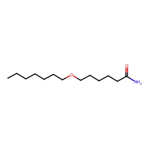 6-(Heptyloxy)hexanamide structure