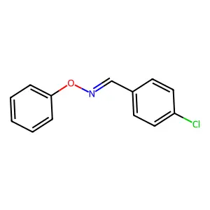 4-Chlorobenzaldehyde O-phenyl oxime structure