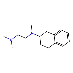 N,N,N'-trimethyl-N'-(1,2,3,4-tetrahydronaphthalen-2-yl)ethane-1,2-diamine structure
