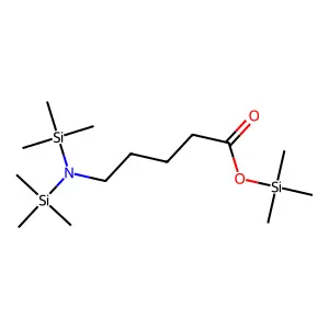 Trimethylsilyl 5-[bis(trimethylsilyl)amino]pentanoate structure